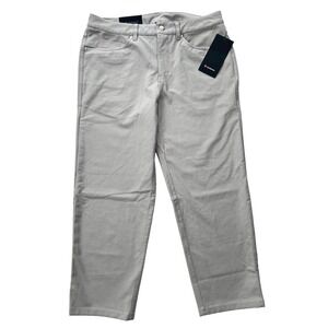 Lululemon ABC Relaxed Fit Crop Pants Utilitech 34 Seal Mens Stretch LM5AH0S